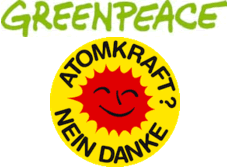 Greenpeace / Atomkraft Nein Danke Logo